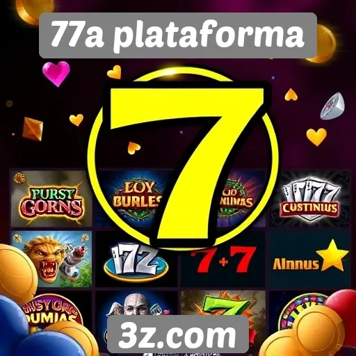 77a plataforma oferece diversidade de jogos online